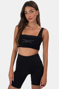 Adika Brands REEBOK // Studio Square Neck Mesh Sports Bra