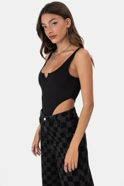 Adika OUTLET Dijon High-Leg Ribbed Bodysuit