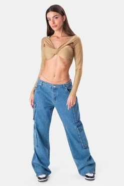 Adika Clothing Ludacris Cut-Out Crop Top