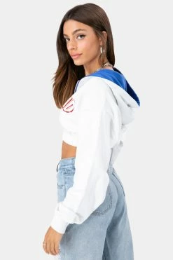Adika LEGEND Cropped Zipped Hoodie
