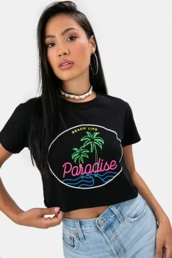 Adika PARADISE Crop Tee OUTLET