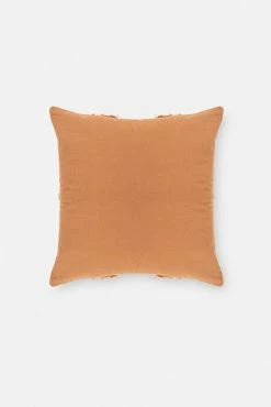 Adika Fudge Tufted Square Pillow Cover