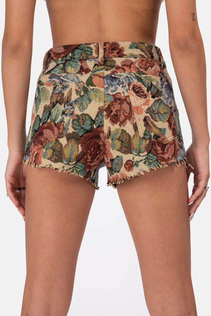 Buy ๐ Adika Flowerbed Tapestry-Style Shorts ๐ 4 Adika Flowerbed Tapestry-Style Shorts