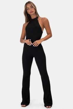 Adika Jarvis Halter Flared Jumpsuit
