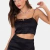 Adika McLane Satin Finish Crop Top OUTLET