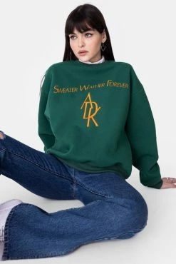 Adika OUTLET FOREVER Embroidery Sweatshirt