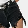 Adika Amelie Ripped Denim Shorts