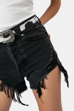 Adika Amelie Ripped Denim Shorts