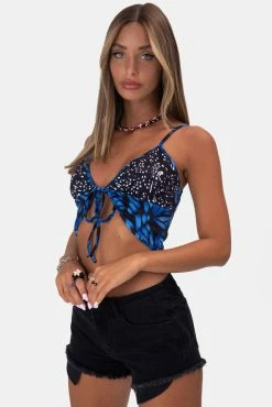 Outlet ๐ Adika OUTLET Sweets Tie-Front Crop Top ๐ฏ 7 Adika OUTLET Sweets Tie-Front Crop Top