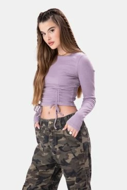 Adika Connelly Ruched Crop Top