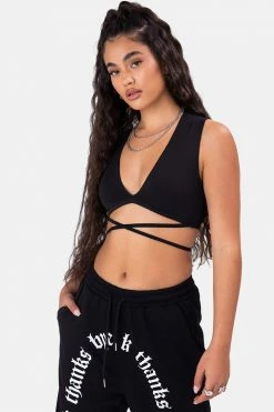 Adika Marquise Wrap Crop Top