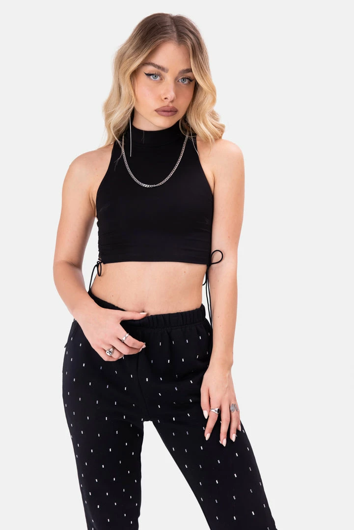 Deals 😉 Adika OUTLET Aguilera Lace-Up Crop Top 👏 3 Adika OUTLET Aguilera Lace-Up Crop Top