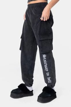 Adika HELL Washed Cargo Sweatpants