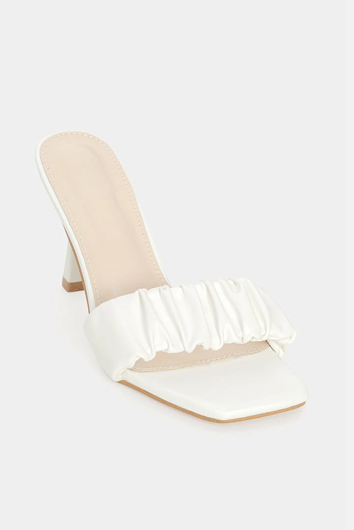 Flash Sale π― Adika Sailly Stiletto Heel Ruched Mules π 3 Adika Sailly Stiletto Heel Ruched Mules