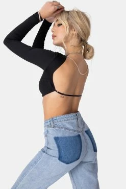 Adika Gee Open-Back Crop Top OUTLET