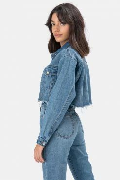 Adika OUTLET Raleigh Cropped Denim Jacket