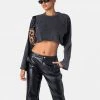 Adika Hikon Bell Sleeves Crop Top OUTLET