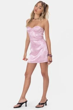 Adika OUTLET Buddha Satin-Finish Cupped Dress