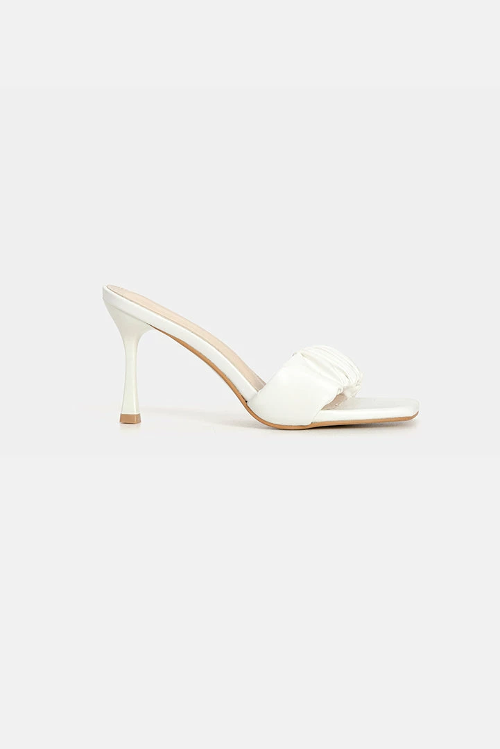 Flash Sale π― Adika Sailly Stiletto Heel Ruched Mules π 1 Adika Sailly Stiletto Heel Ruched Mules