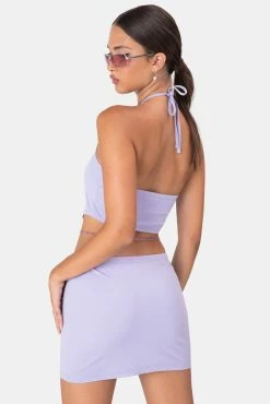 Adika Connery Halter Crop Top Clothing