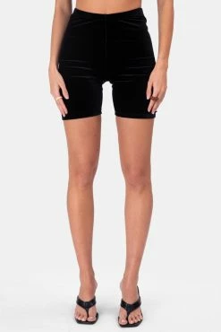 Adika OUTLET Lopez Velvet Biker Shorts