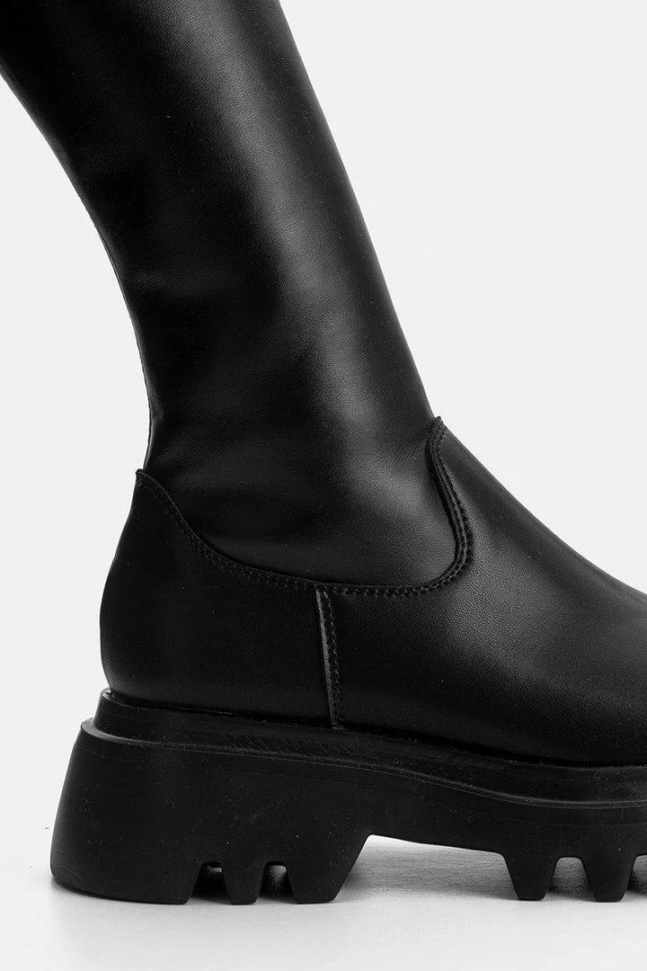 Best Sale ⌛ Adika Truck Faux Leather 🥾 Boots 👟 Shoes ✨ 3 Adika Truck Faux Leather Boots Shoes