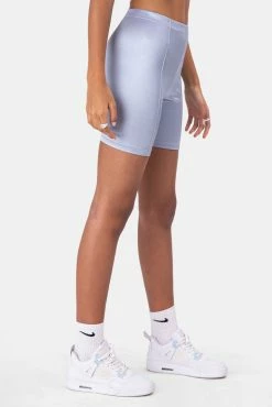 Adika Cyrus Metallic Biker Shorts