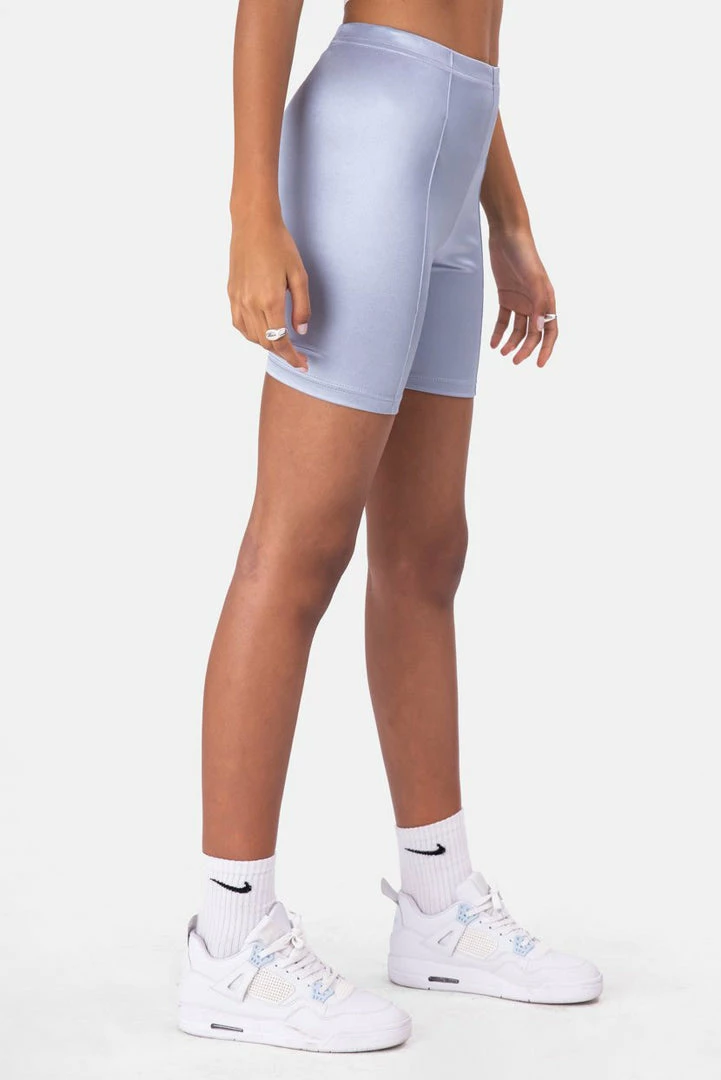 Best Pirce 🔥 Adika Cyrus Metallic Biker Shorts ⌛ 2 Adika Cyrus Metallic Biker Shorts