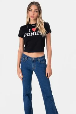 Adika I LOVE PONIES Tee Clothing