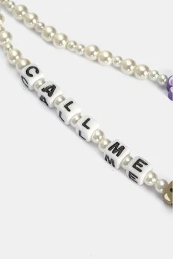 Adika Accessories CALL ME Beaded Phone Chain