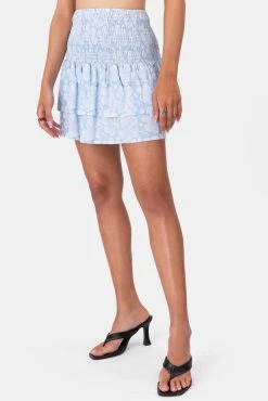 Adika Hudson Ruffle Mini Skirt