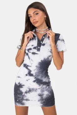 Adika OUTLET Nova Tie-Dye Polo Mini Dress