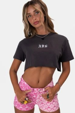 Adika Clothing ADK Embroidery Cropped Tee