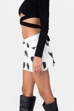 Brand new 🔔 Adika Clothing Lovey Denim Mini 👗 Skirt ✨ 7 Adika Clothing Lovey Denim Mini Skirt