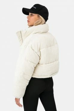 Adika Foxy Cropped Corduroy Puffer Jacket