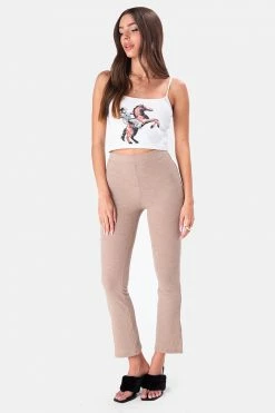 Adika Dancie Cropped Ribbed Pants Clothing