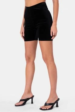 Adika OUTLET Lopez Velvet Biker Shorts