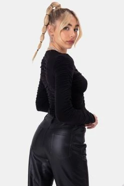 Adika Ramorize Ruched Crop Top