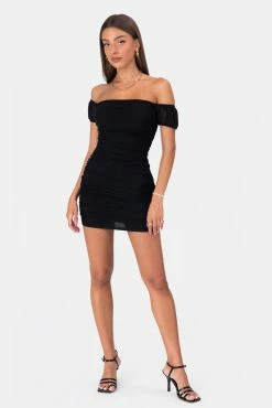Adika Clothing Hudson Off-Shoulder Ruched Dress