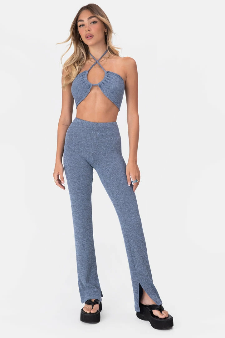 Budget 💯 Adika Clothing Bexley Knitted Halter Bandeau Top 🛒 2 Adika Clothing Bexley Knitted Halter Bandeau Top