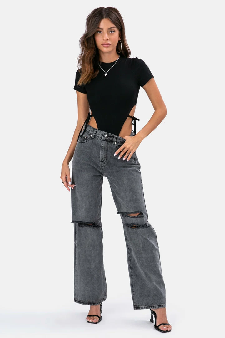 Cheapest 👏 Adika Lourdes Cut-Out Bodysuit OUTLET 🌟 4 Adika Lourdes Cut-Out Bodysuit OUTLET