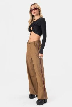 Adika Clothing Maxine Tie-Front Crop Top