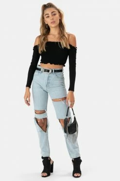 Adika Kourtney Off Shoulders Top