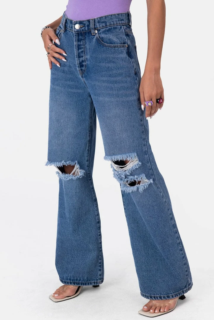 New ❤️ Adika Blaine Ripped 👖 Jeans | WIDE Clothing ❤️ 3 Adika Blaine Ripped Jeans | WIDE Clothing