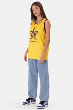 Adika Champion // Lakers Mesh Tank Top Tops