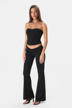 Adika Alington Rhinestone-Detail Corset Top