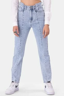 Adika Clothing Brokes Asymmetric Jeans | MOM