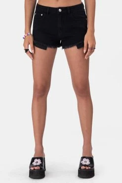 Adika Southern Low-Rise Denim Shorts