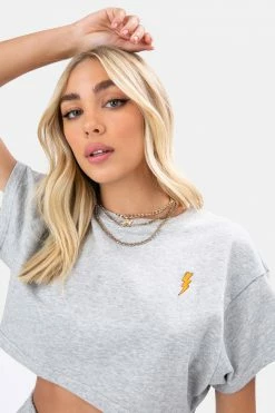 Adika Lit Embroidery Jersey Top