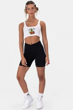 Adika OUTLET BITE ME Ribbed Crop Top
